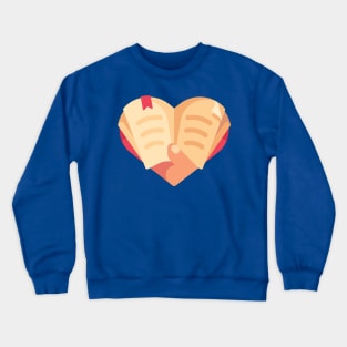 Book Heart Crewneck Sweatshirt